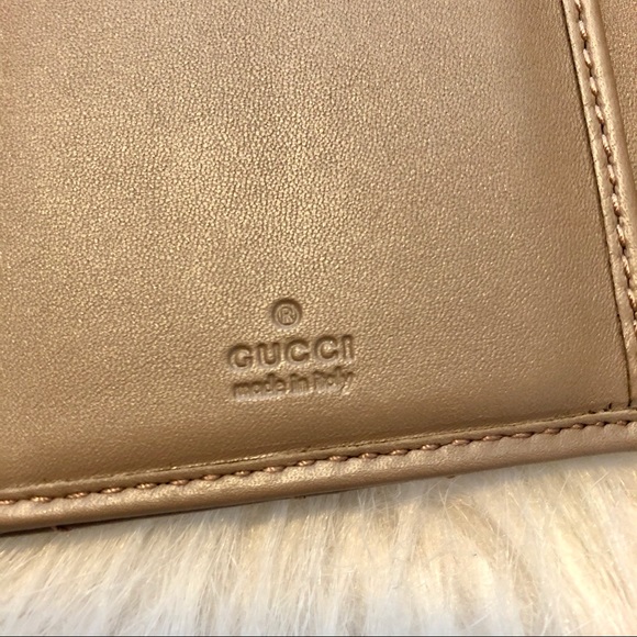 Gucci GG Marmont matelassé wallet in dusty pink - Picture 6 of 8